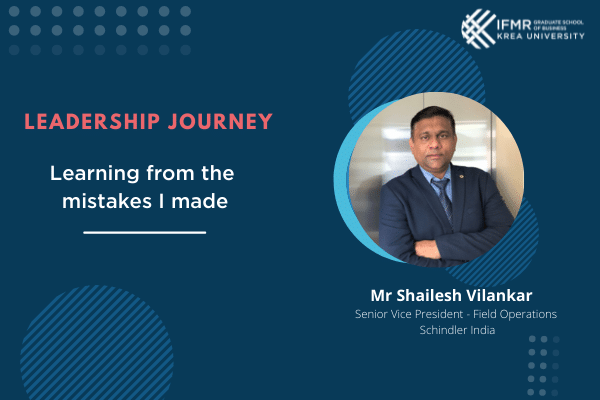 Shailendra Vilankar, IFMR GSB faculty member profile