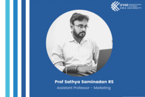 Dr. Sathya Narayanan, faculty at IFMR GSB, Krea University