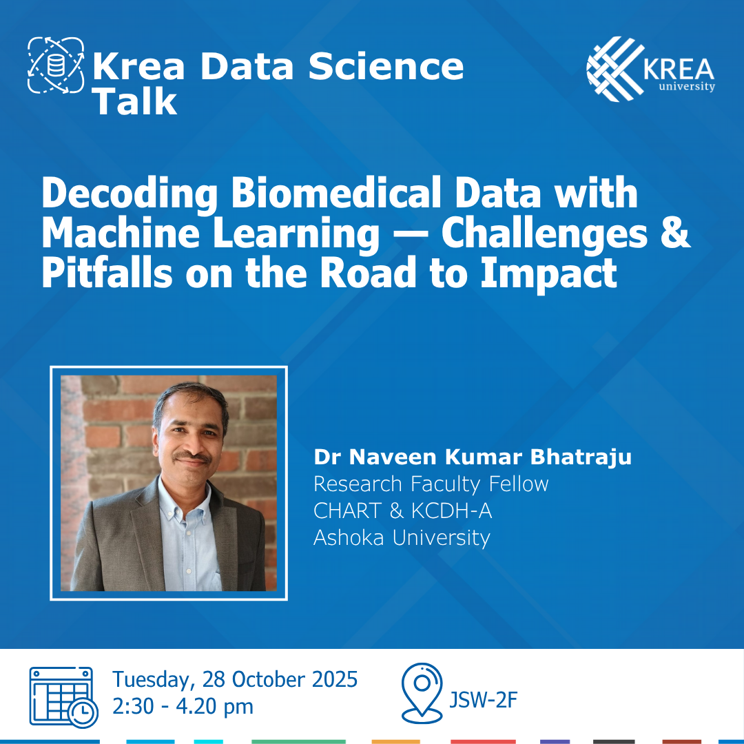 A Talk on “Decoding Biomedical Data with Machine Learning — Challenges & Pitfalls on the Road to Impact