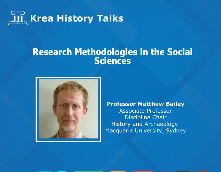 A Talk on 'Research Methodologies in the Social Sciences' by Professor Matthew Bailey