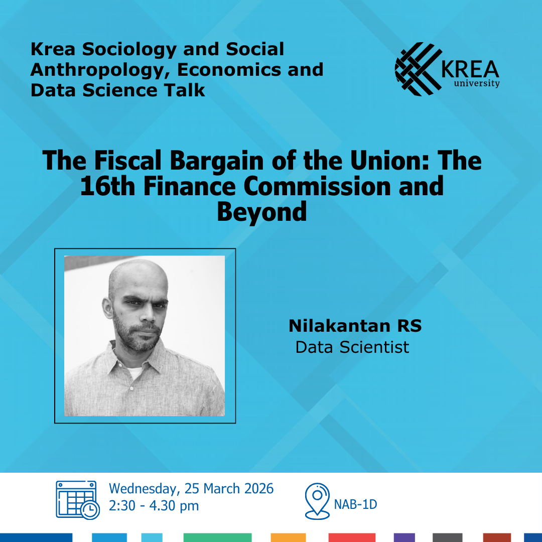 A Talk on ‘The Fiscal Bargain of the Union: The 16th Finance Commission and Beyond’ by Nilakantan RS