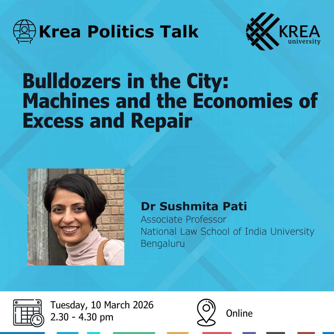 A Talk on ‘Bulldozers in the City: Machines and the Economies of Excess and Repair’